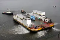 Large hovercraft/barge in the world - 200 ts plus